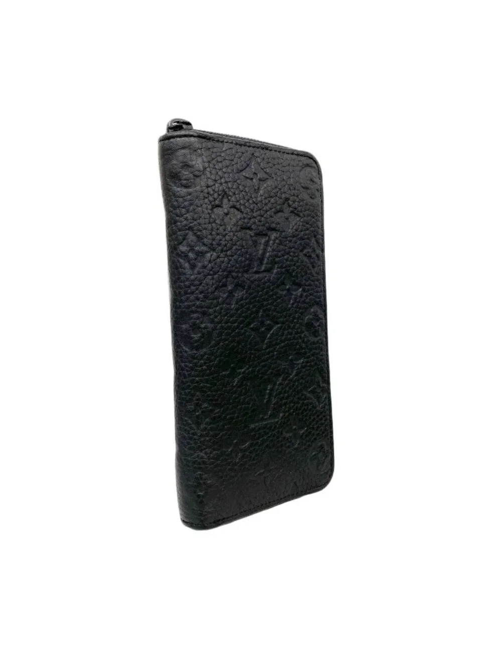 Louis Vuitton Wallet Taurillon Zippy Vertical Black